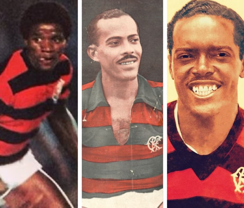 Adilio, Leônidas e Jarbas pelo Flamengo