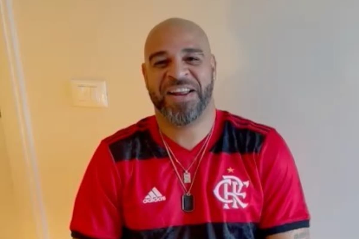 Adriano Imperador Flamengo Atlético-MG