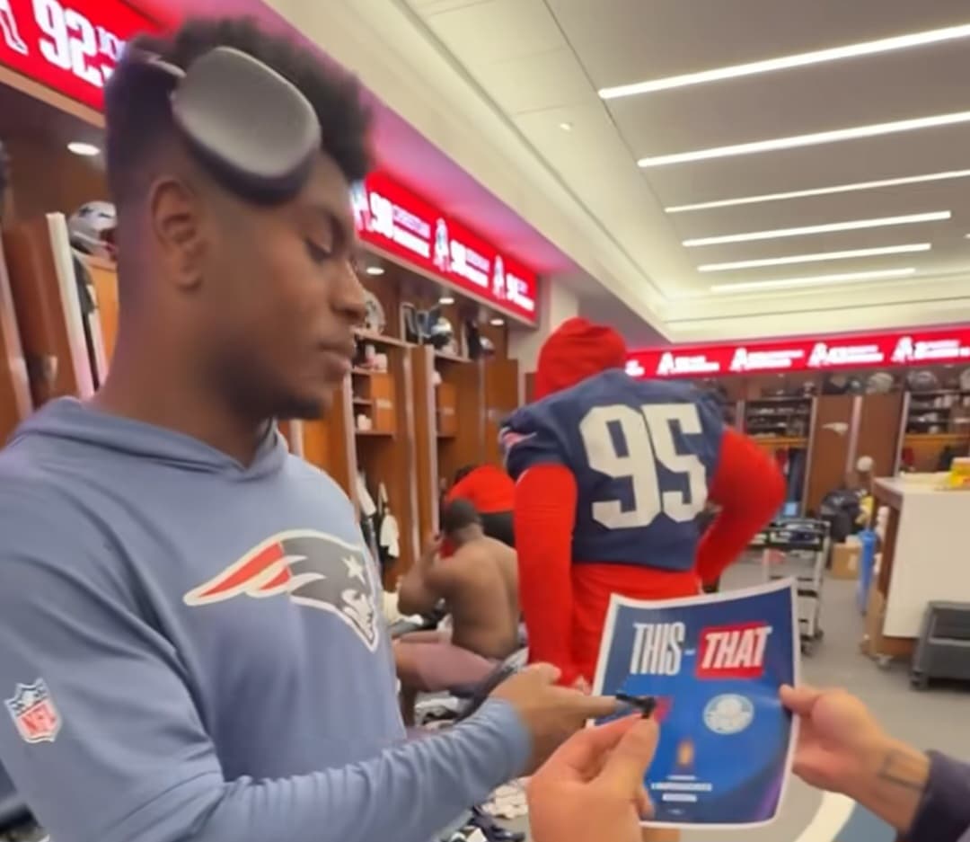 Jogador do Patriots sobre Flamengo x Palmeiras