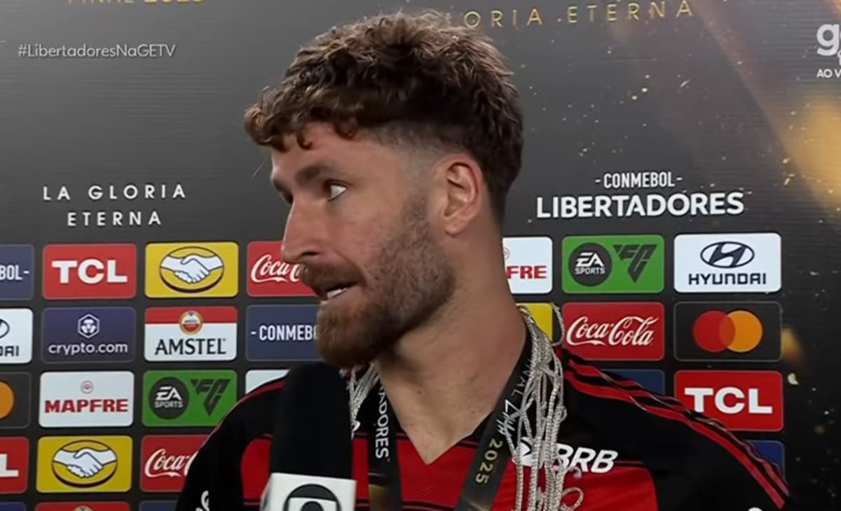 Léo Pereira, do Flamengo, em entrevista após o título da Libertadores
