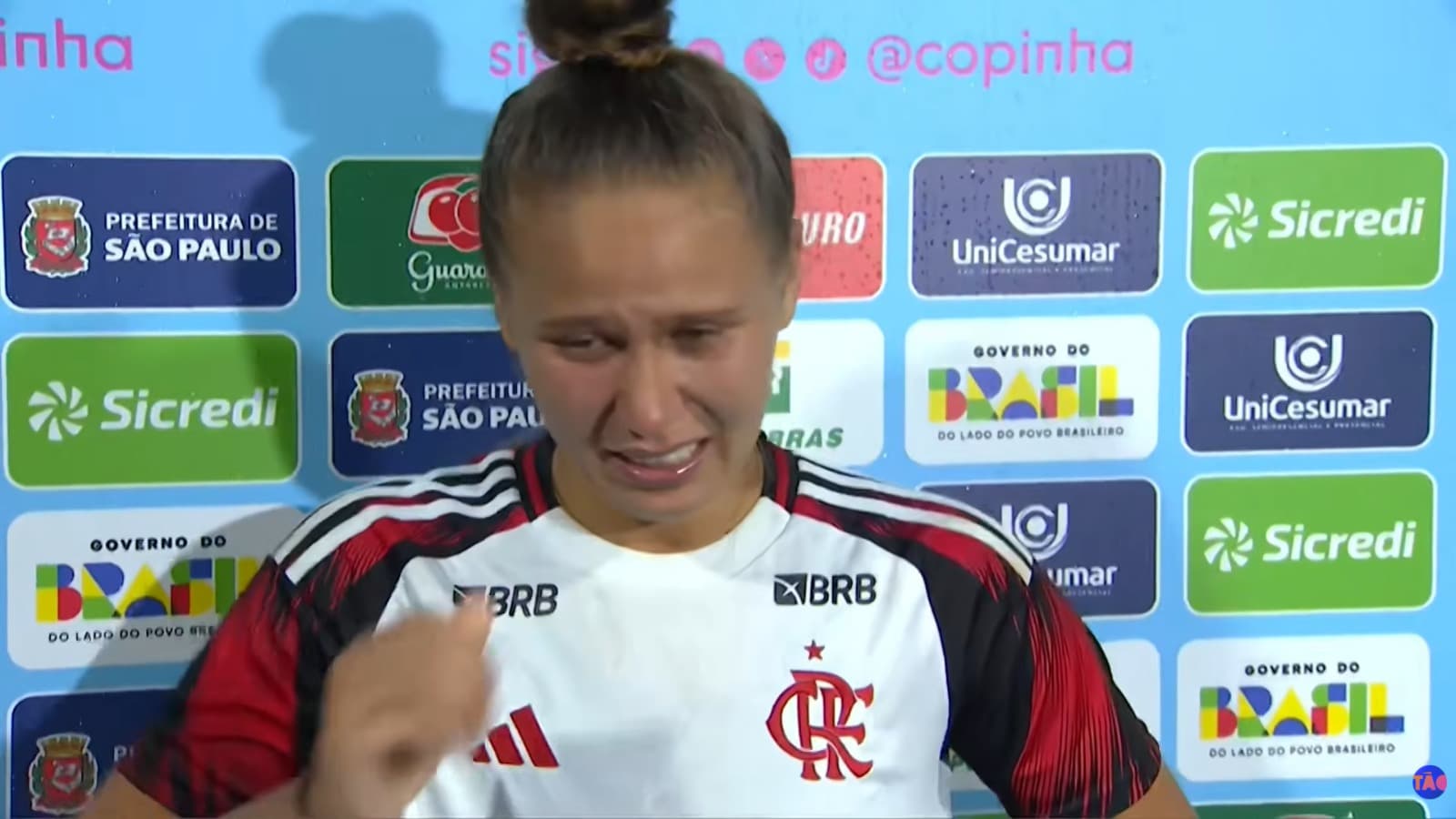 Brendha, atacante do Flamengo na Copinha Feminina