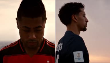 Fifa publica vídeo com Bruno Henrique, do Flamengo e Marquinhos, do PSG