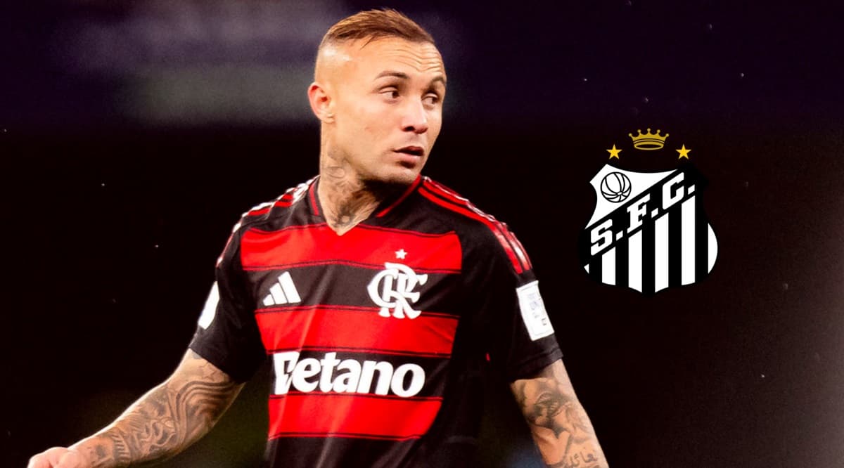 Cebolinha, do Flamengo, está na mira do Santos