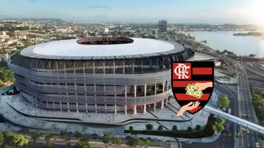 Projeto do estádio do Flamengo no Gasômetro