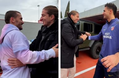 Filipe Luís no Atlético de Madrid