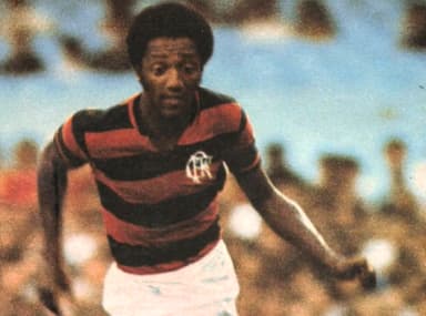 Paulo César Caju durante sua passagem pelo Flamengo