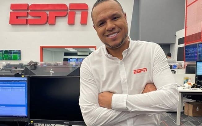 Luis Fabiano, ex-atacante do São Paulo e comentarista da ESPN