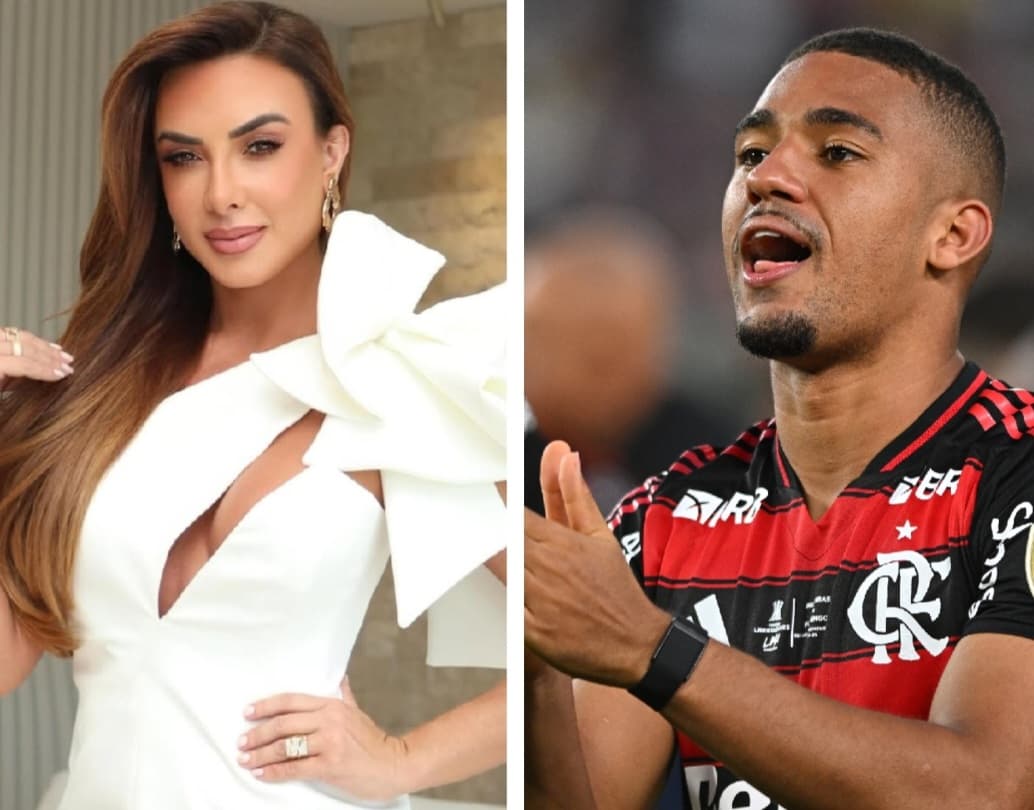 Samuel Lino e Nicole Bahls