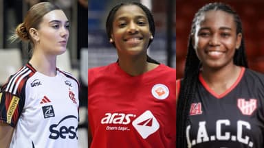 Helena (esquerda), Ana Karina (centro); Nicoll Dayana (direita)