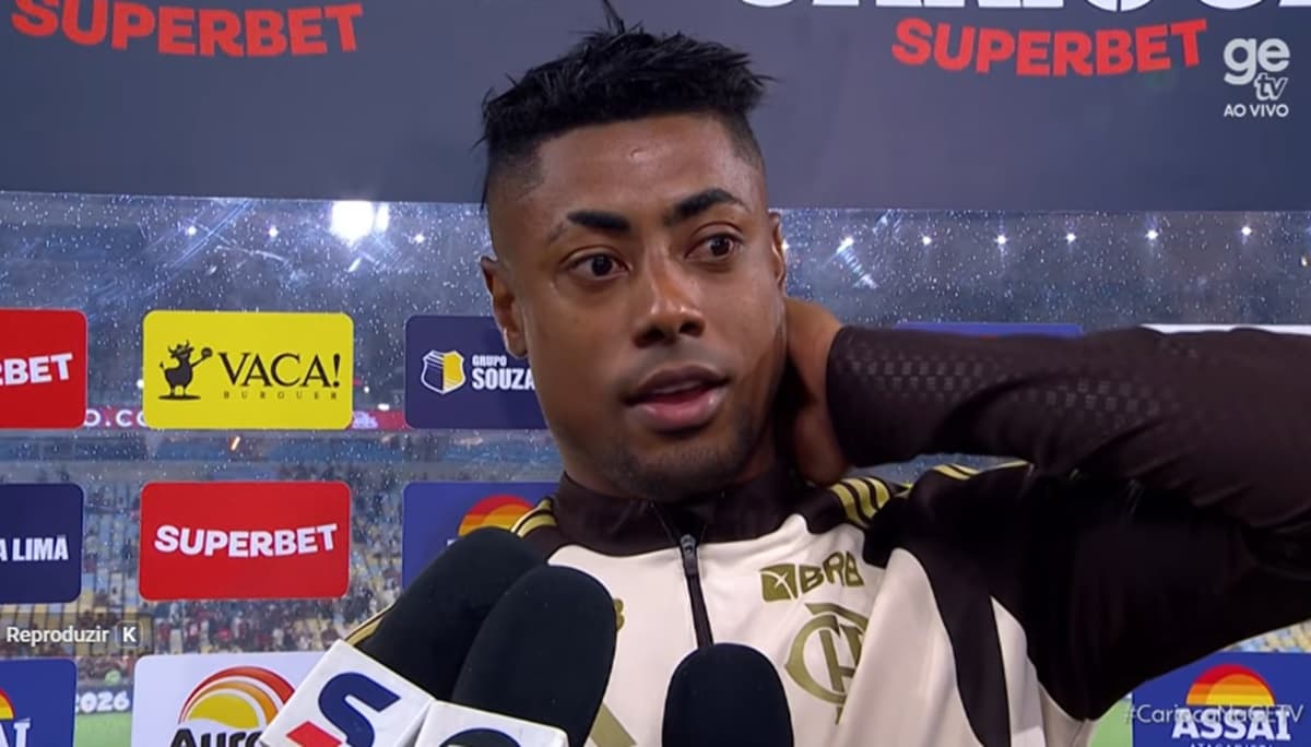 Bruno Henrique, do Flamengo, fala sobre vitória contra o Vasco