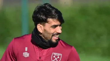 Paquetá, do West Ham, em treino; meia segue na mira do Flamengo