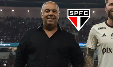 Marcos Braz, ex-Flamengo, deixou Remo; escudo do São Paulo