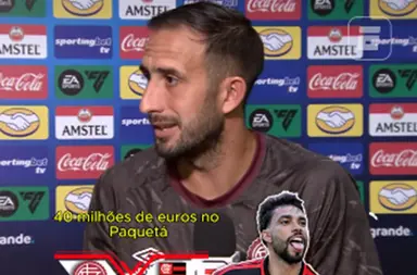 Carlos Izquierdoz fala de Flamengo, Paquetá e Lanús