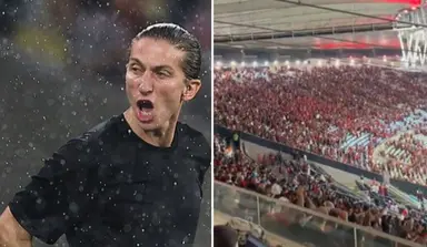 Torcida do Flamengo xinga Filipe Luís