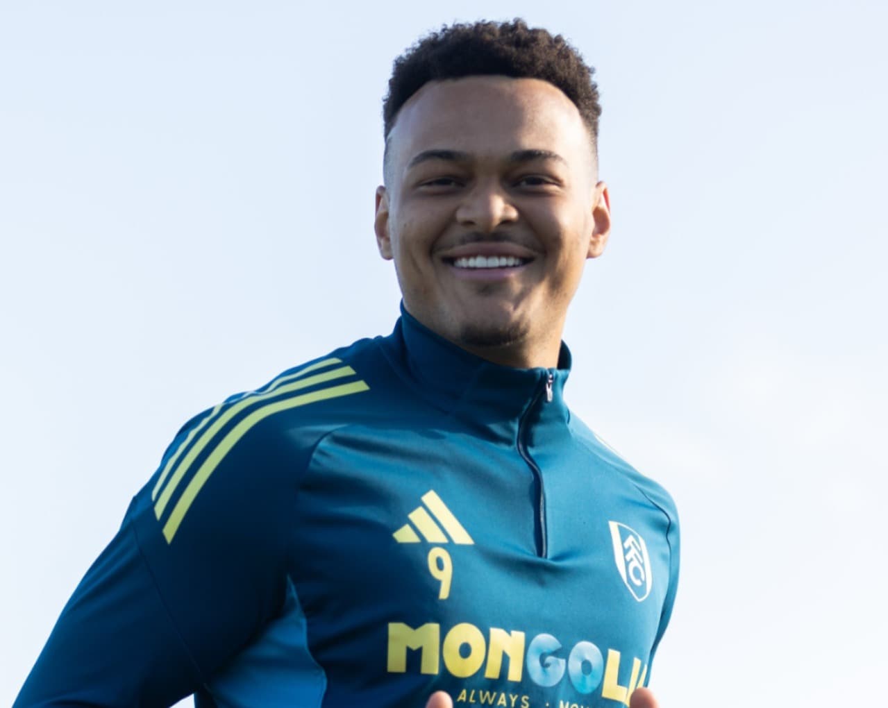 Rodrigo Muniz em treino do Fulham.