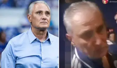 Tite, técnico do Cruzeiro, se recusa a tirar foto com torcedor do Flamengo