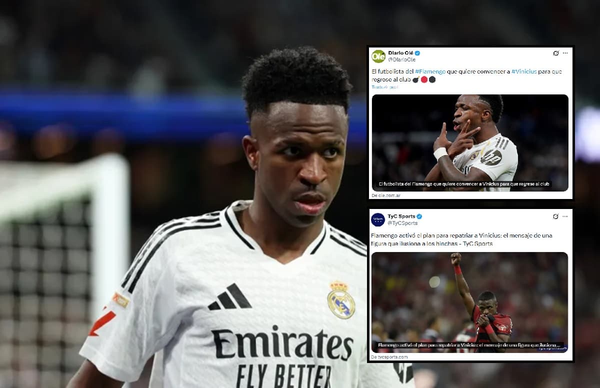 Vini Jr, do Real Madrid, especulado no Flamengo